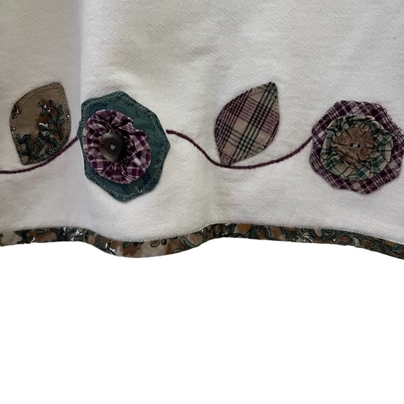 Vintage Jerzees Women’s Button Up Floral Cardigan Sweater Made In USA Size M - Picture 7 of 7